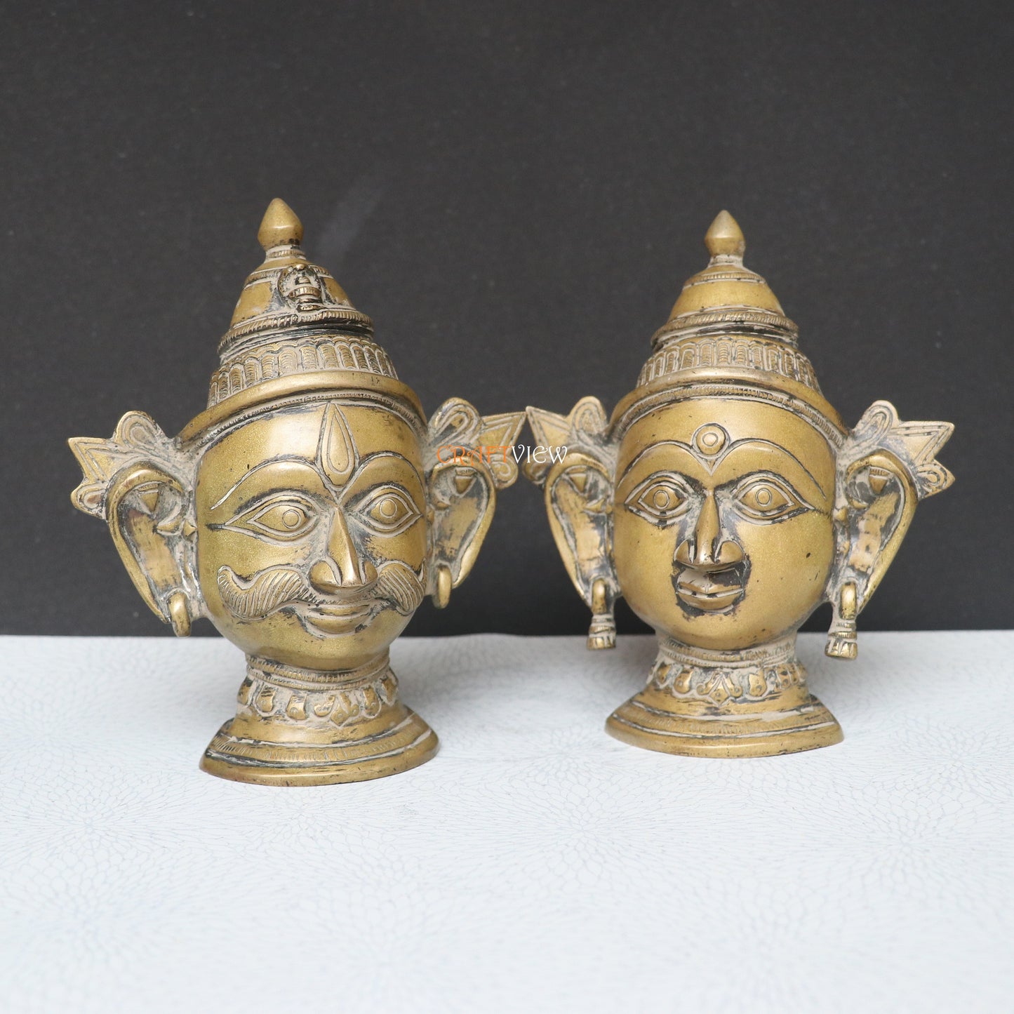 Shiva Gauri Mask Décor Figurine