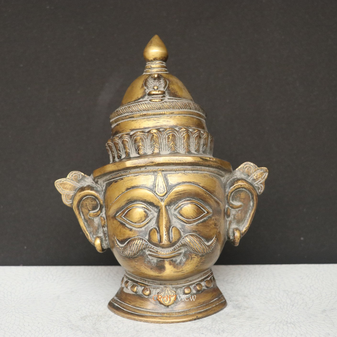 Shiva Gauri Mask Decorative Figurine