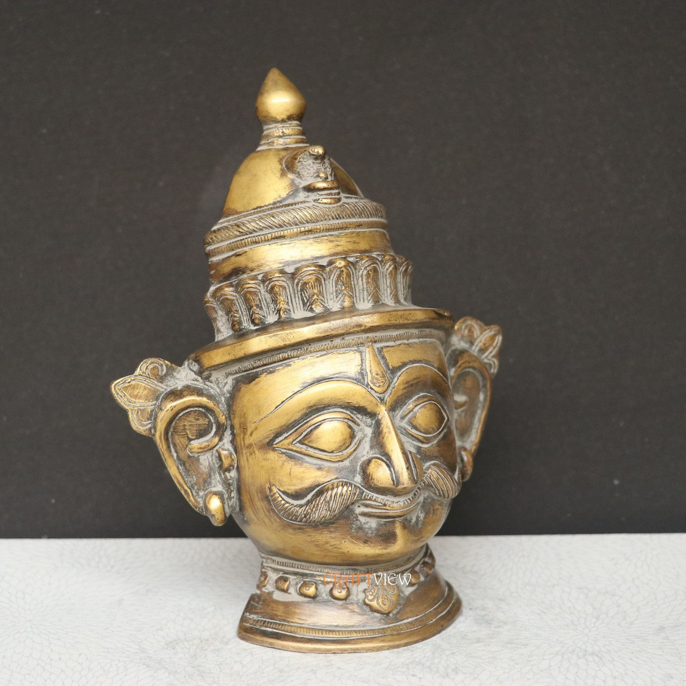 Shiva Gauri Mask Decorative Figurine