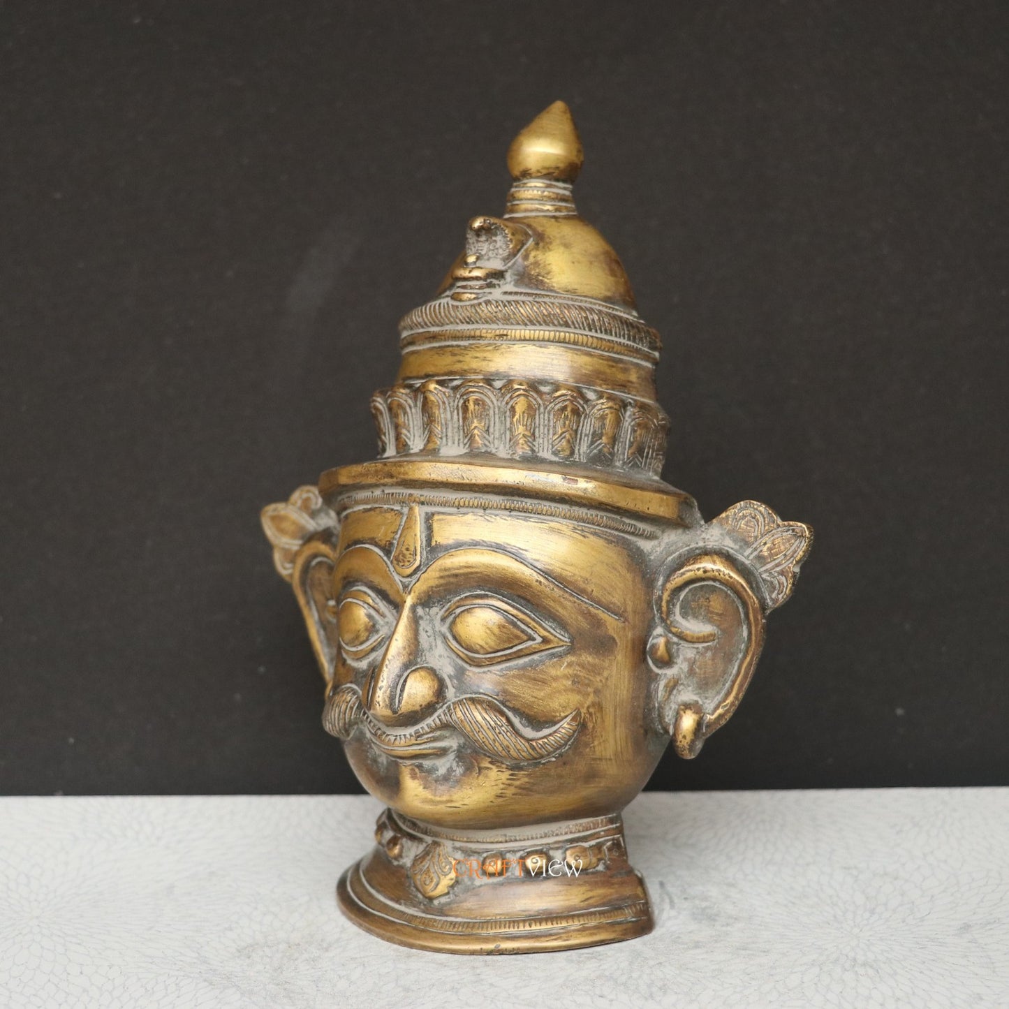 Shiva Gauri Mask Decorative Figurine