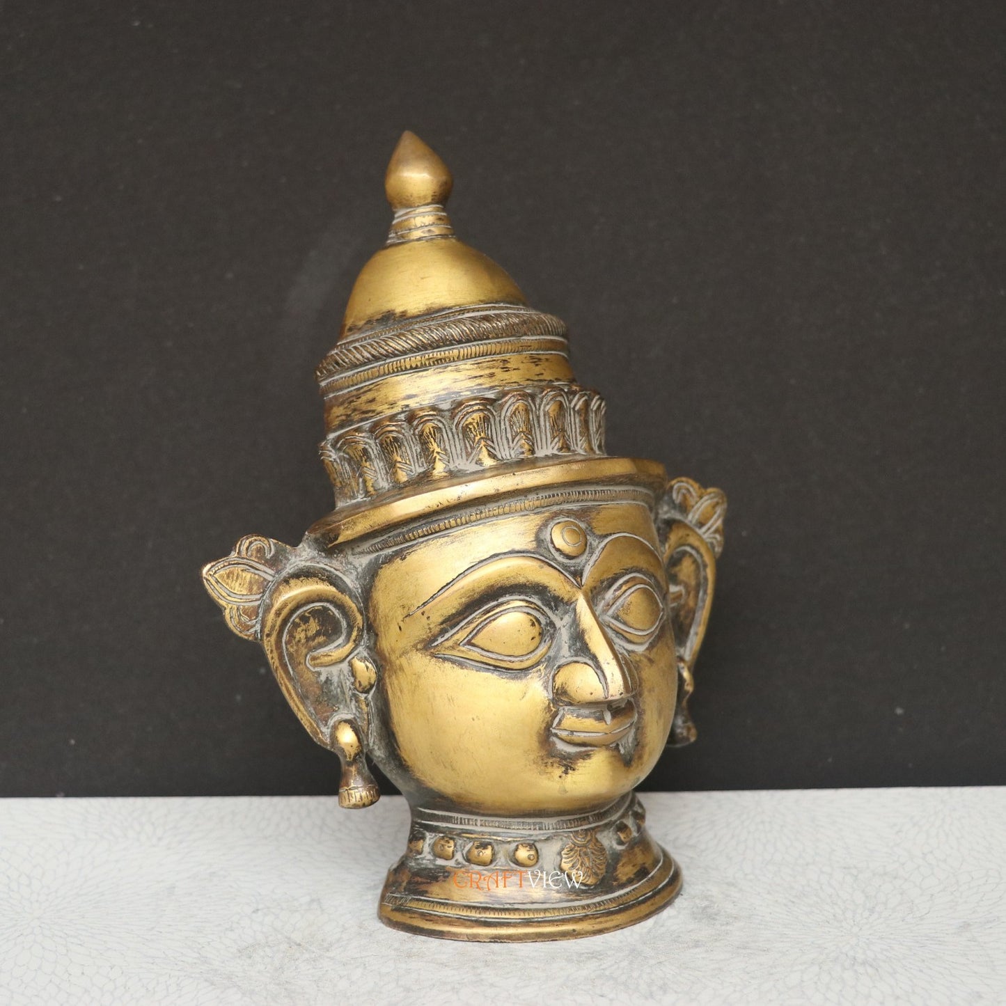 Shiva Gauri Mask Decorative Figurine