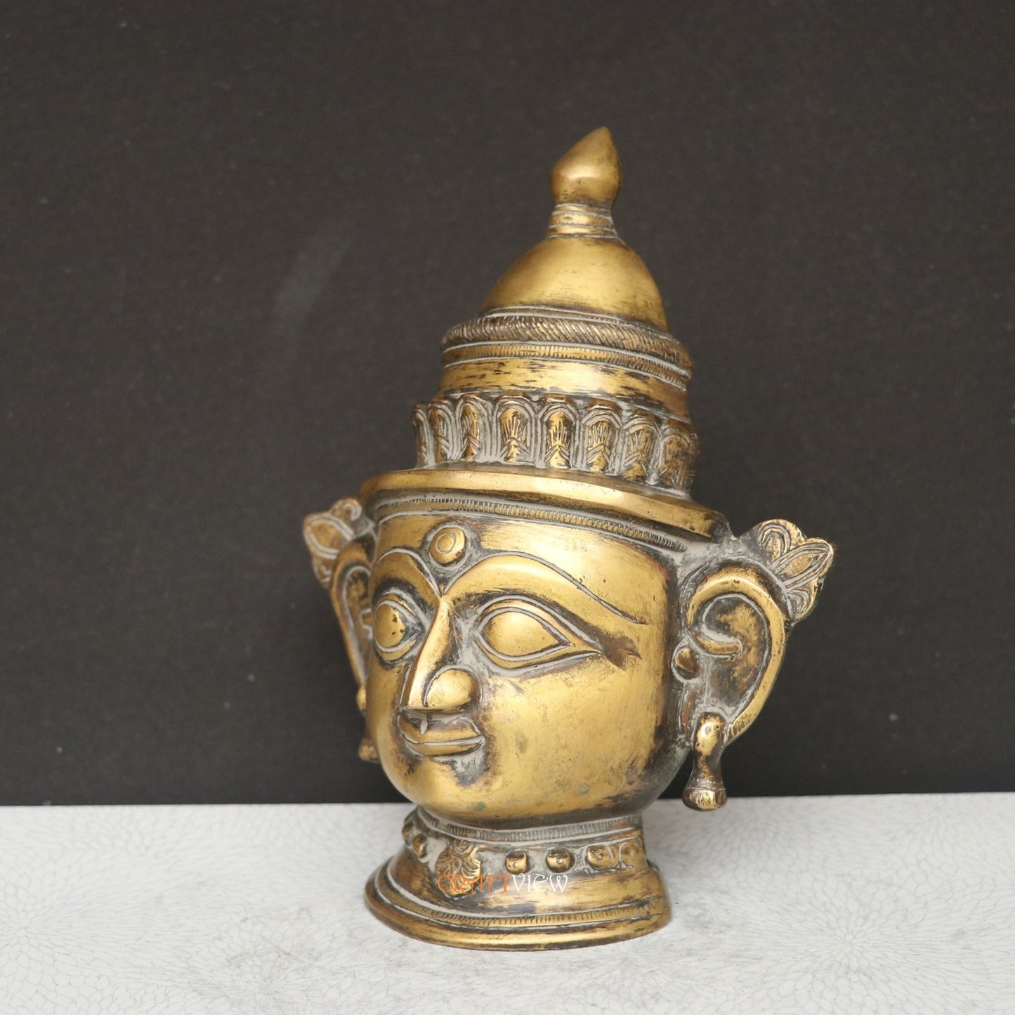 Shiva Gauri Mask Decorative Figurine
