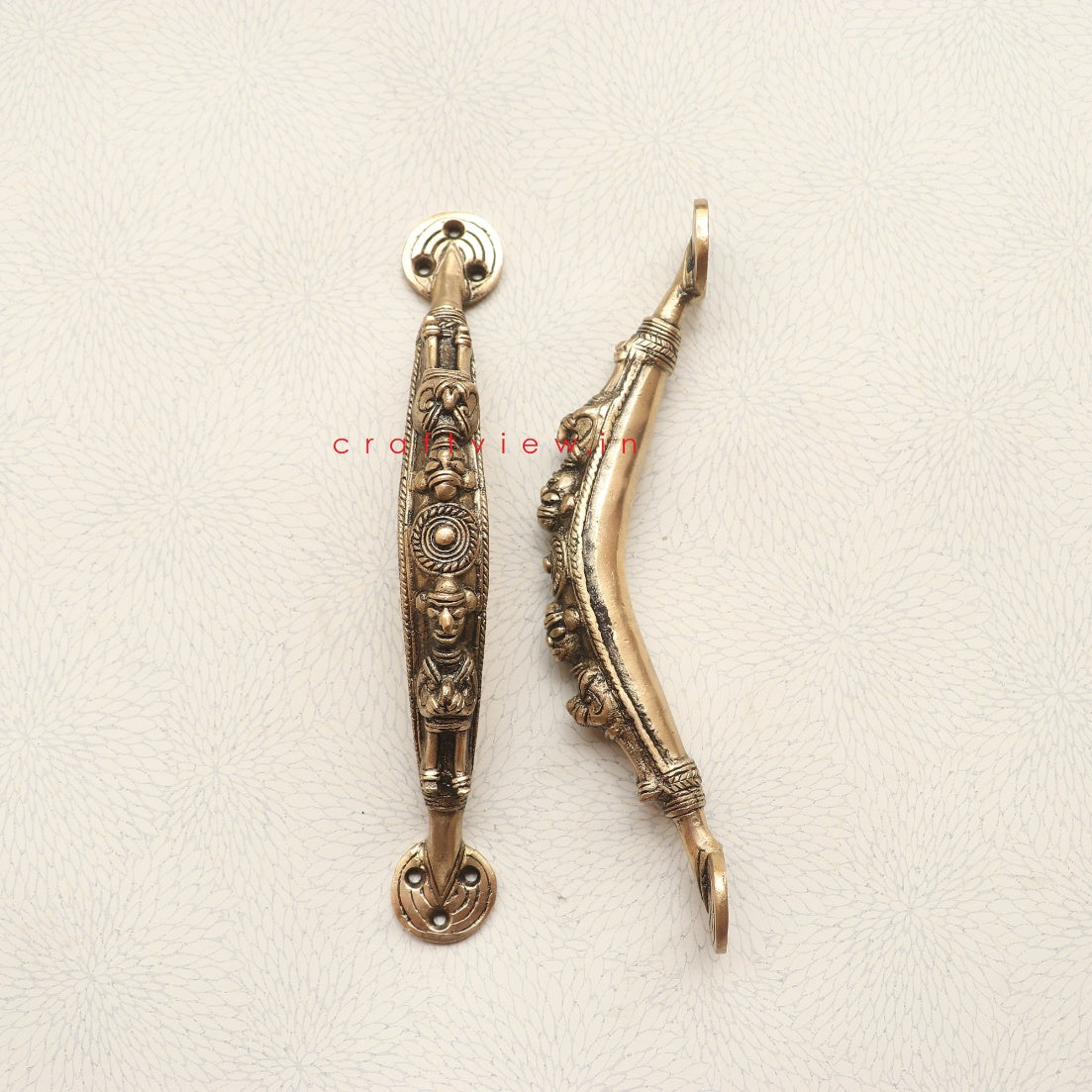 Brass Tribal Decorative Door Handle