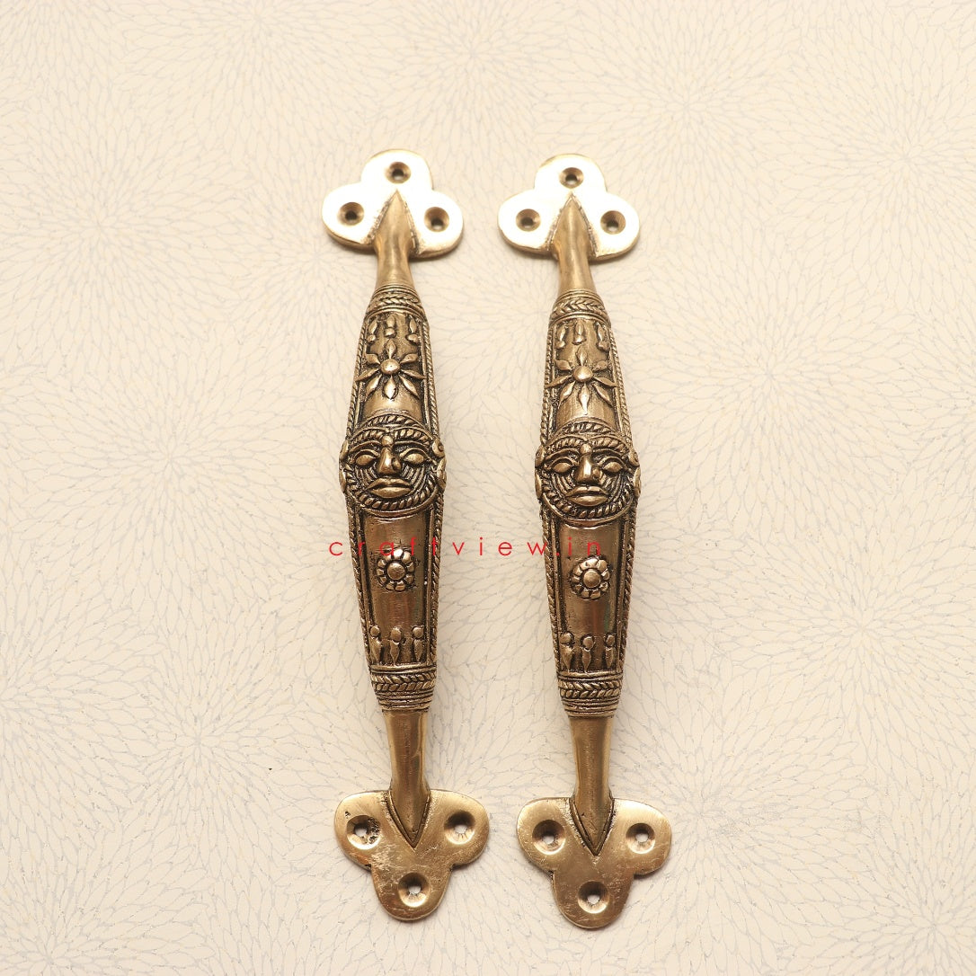 handcrafted Brass Decorative Door Handle
