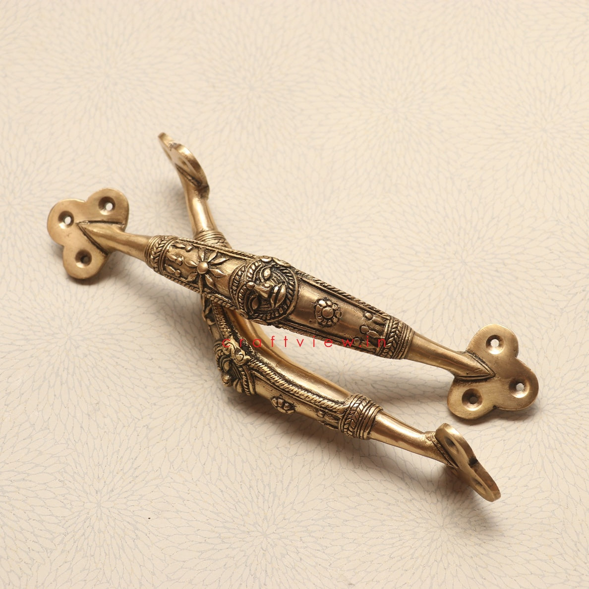 handcrafted Brass Decorative Door Handle