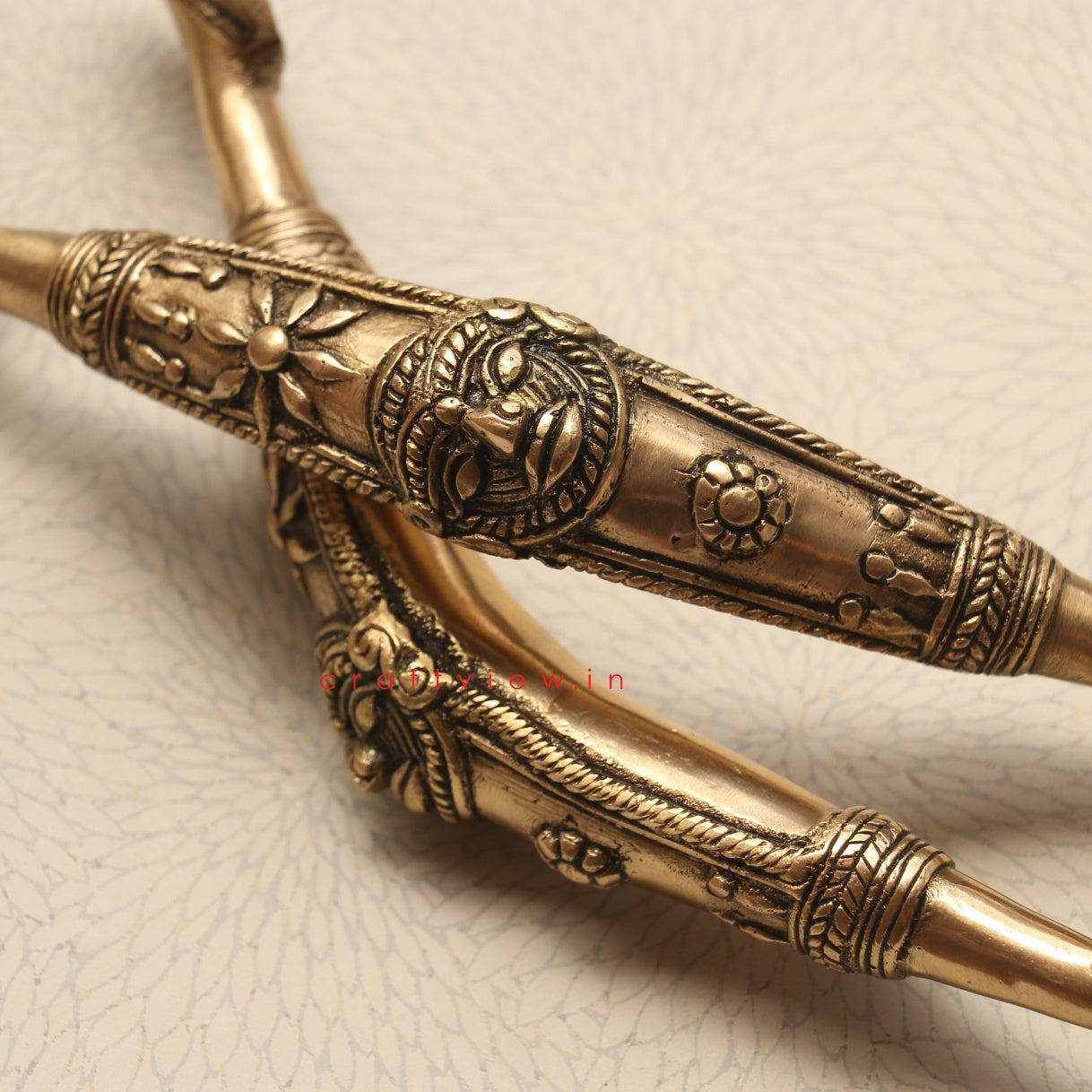 handcrafted Brass Decorative Door Handle