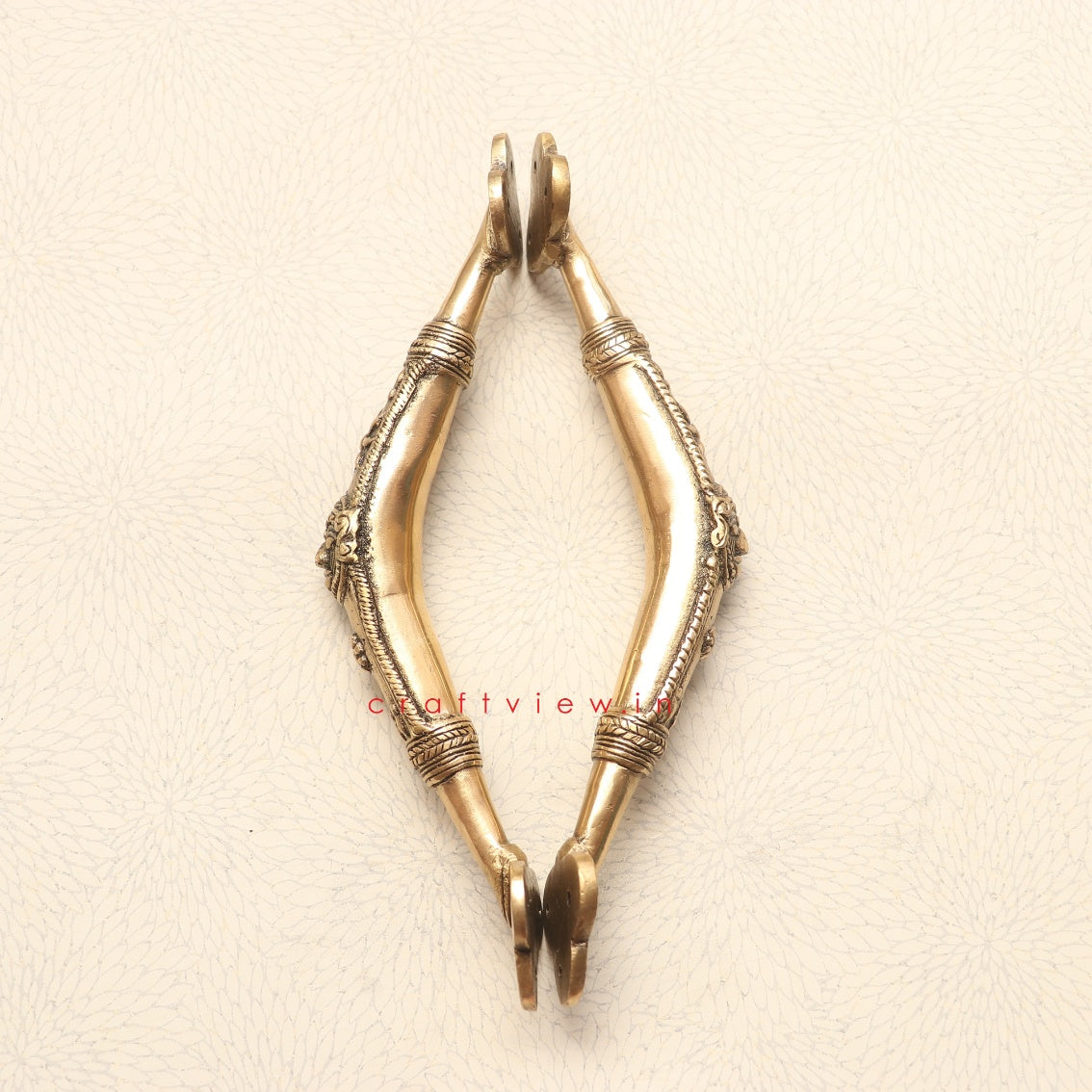 handcrafted Brass Decorative Door Handle