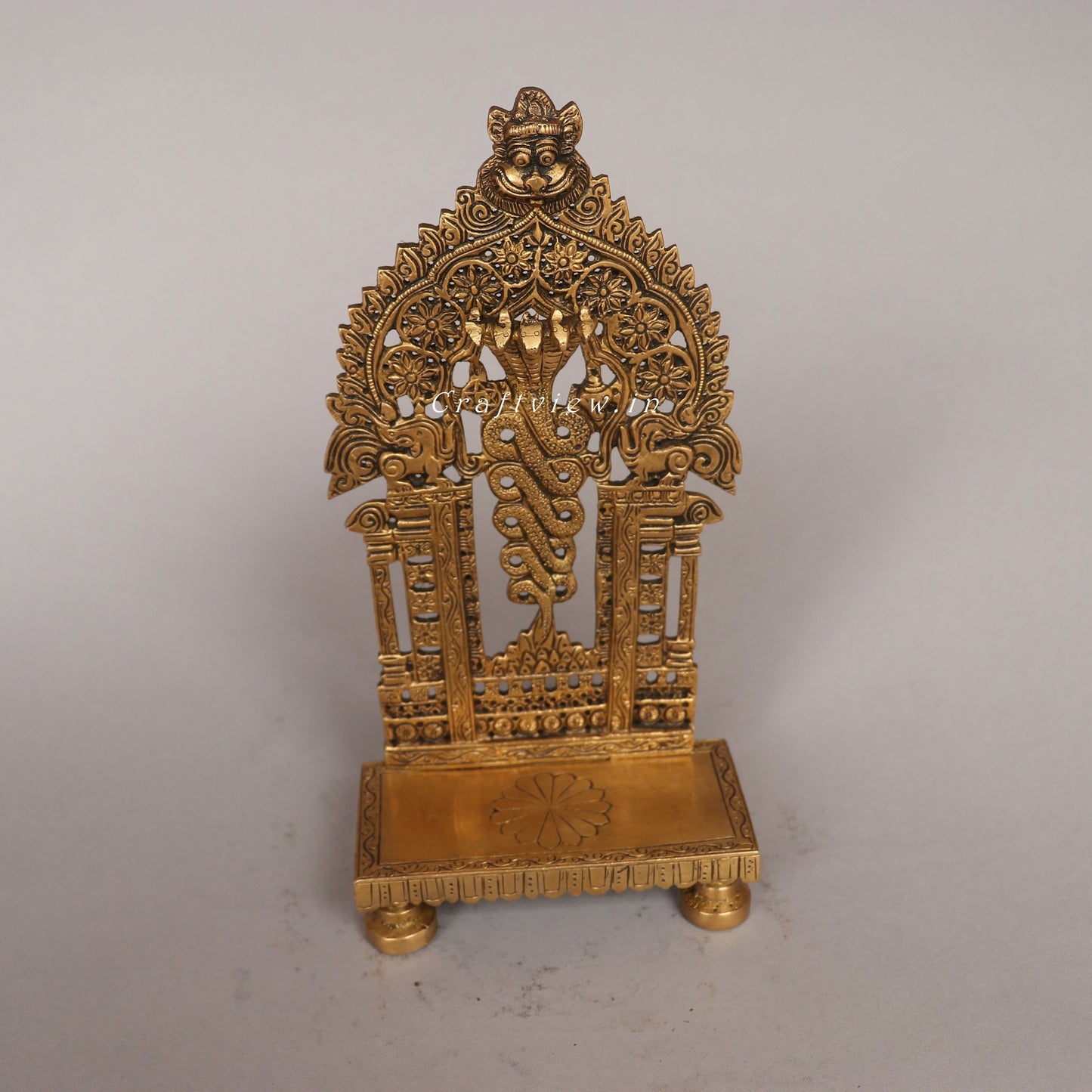 Brass Prabhavali Temple Décor