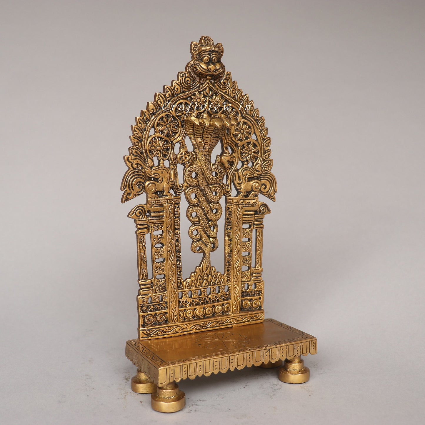 Brass Prabhavali Temple Décor