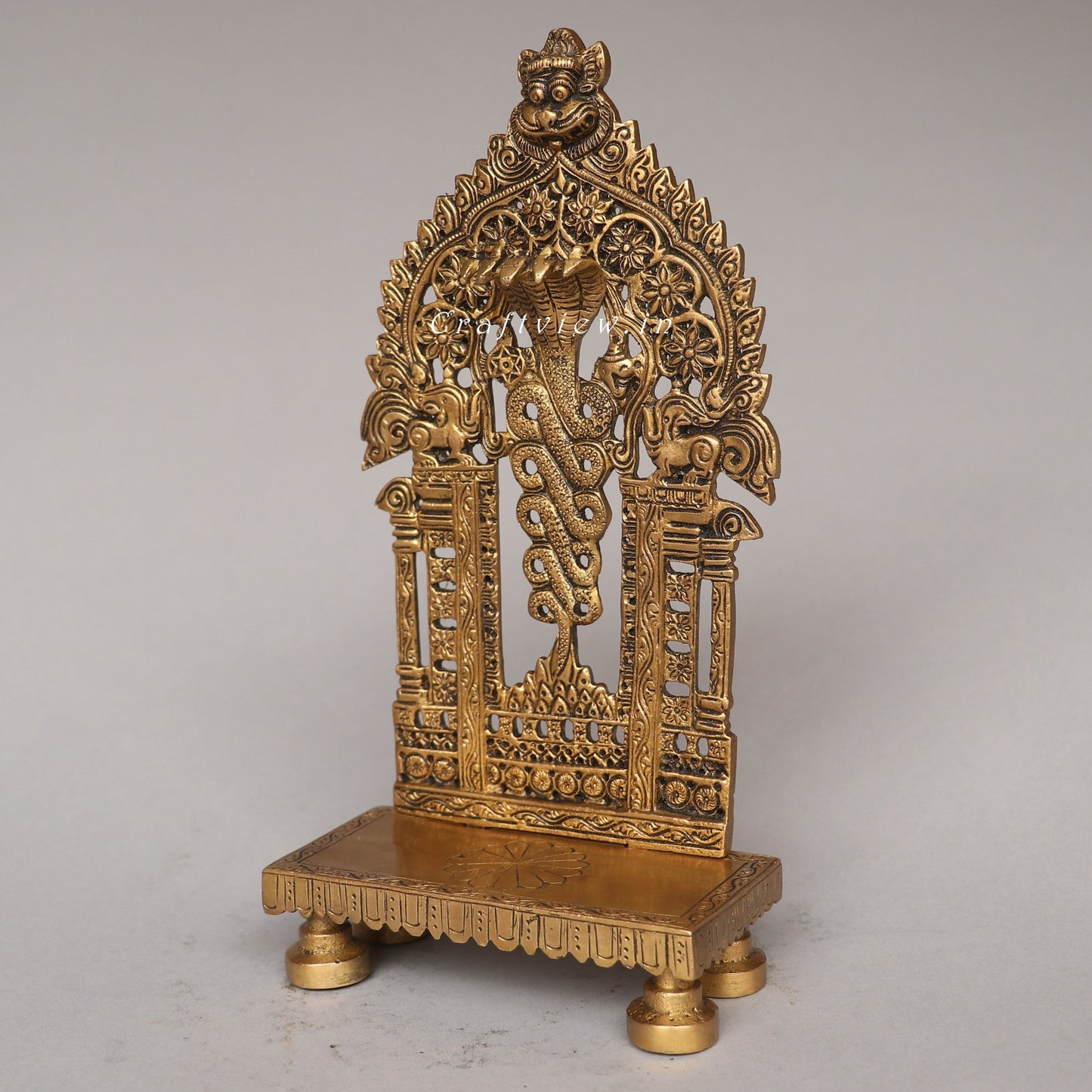 Brass Prabhavali Temple Décor