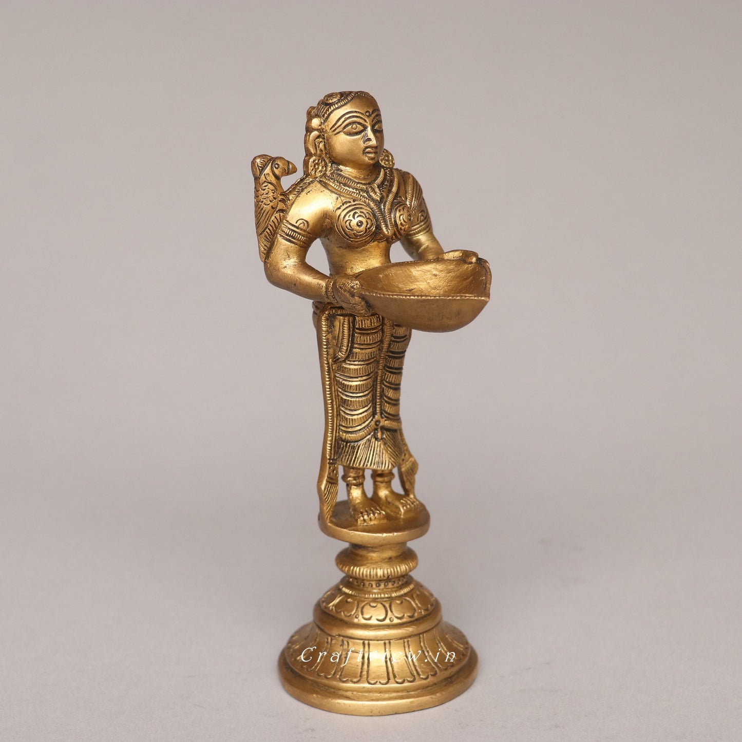 Brass Superfine Deep Lakshmi Idol