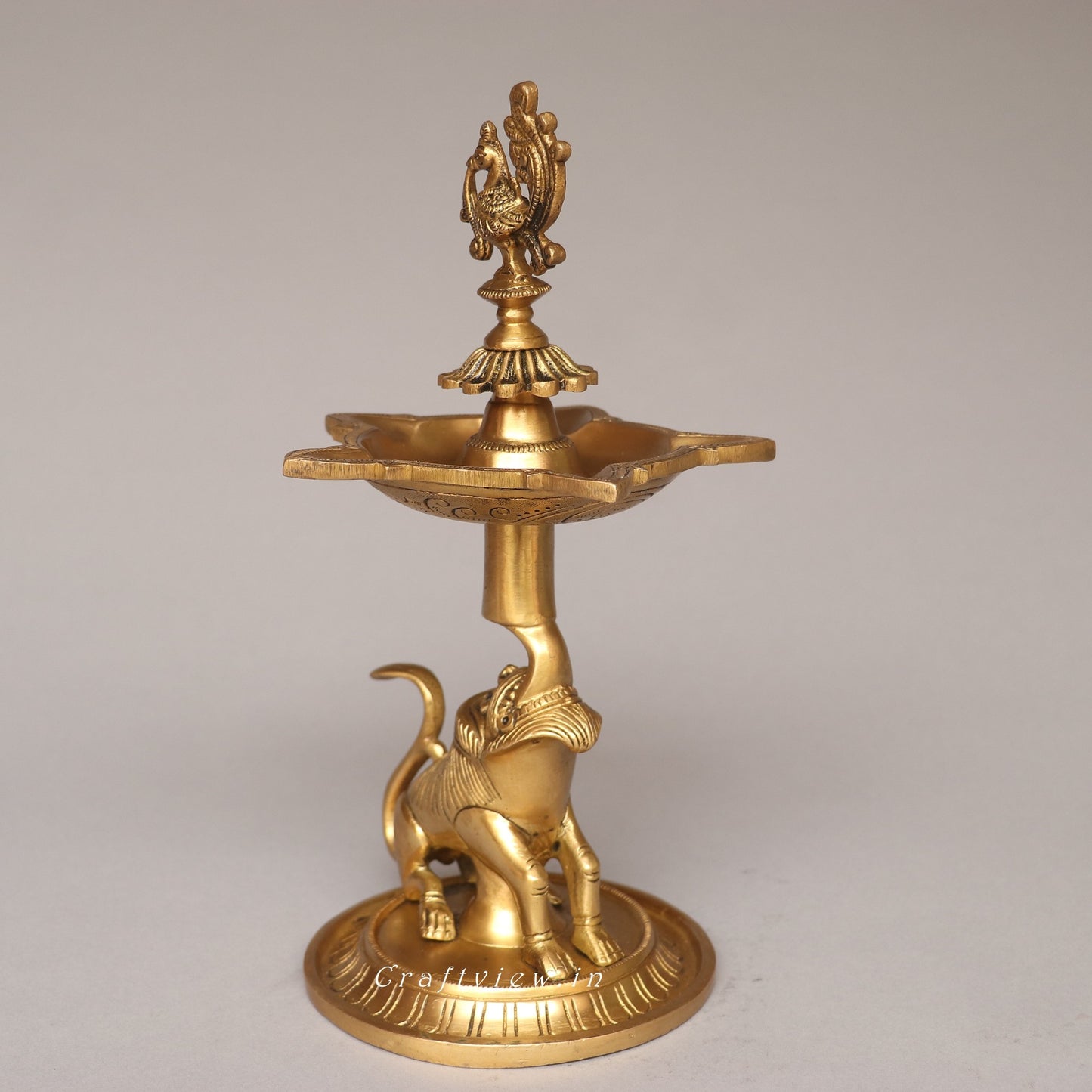 Brass Peacock Oil Lamp Functionality and Artistry