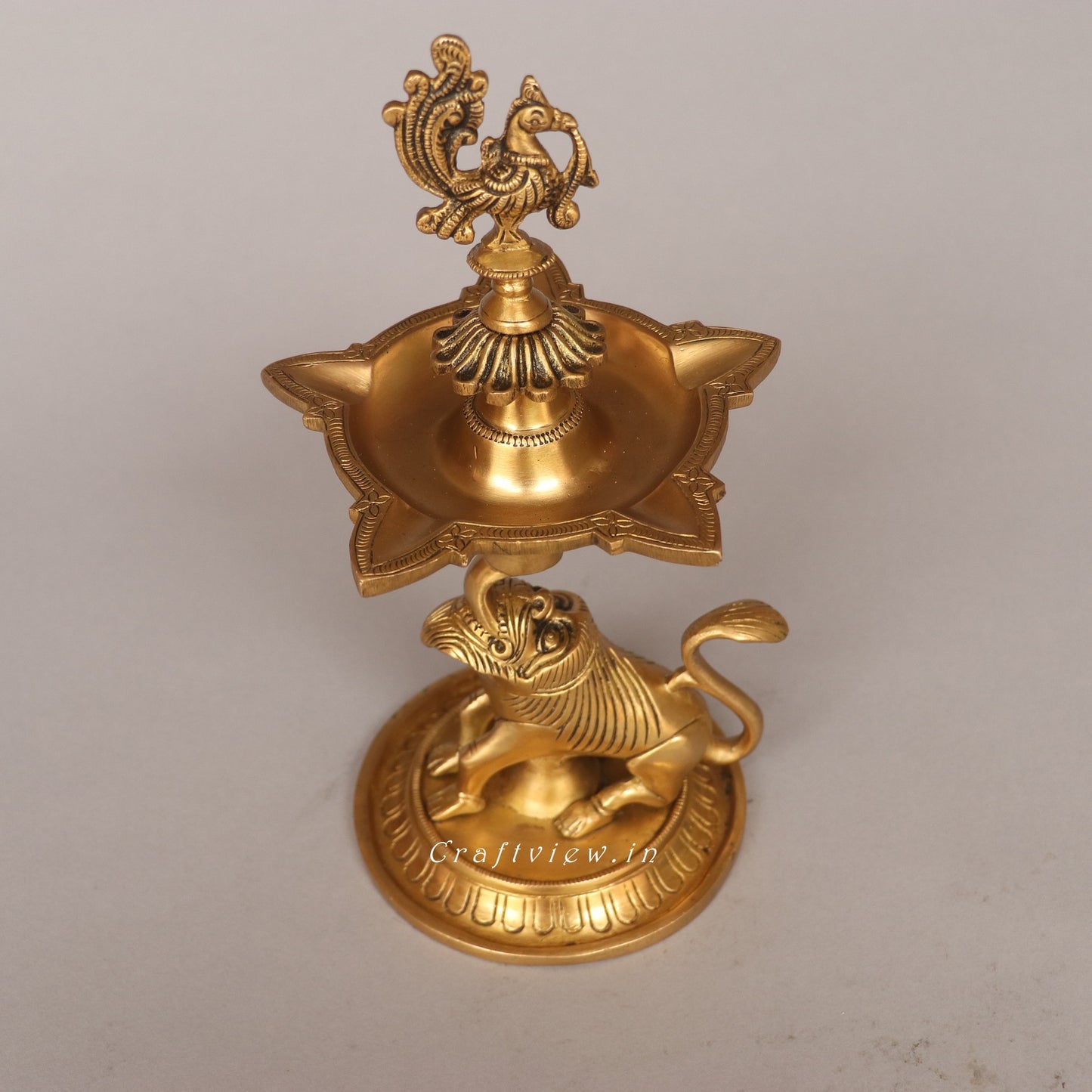 Brass Peacock Oil Lamp Functionality and Artistry