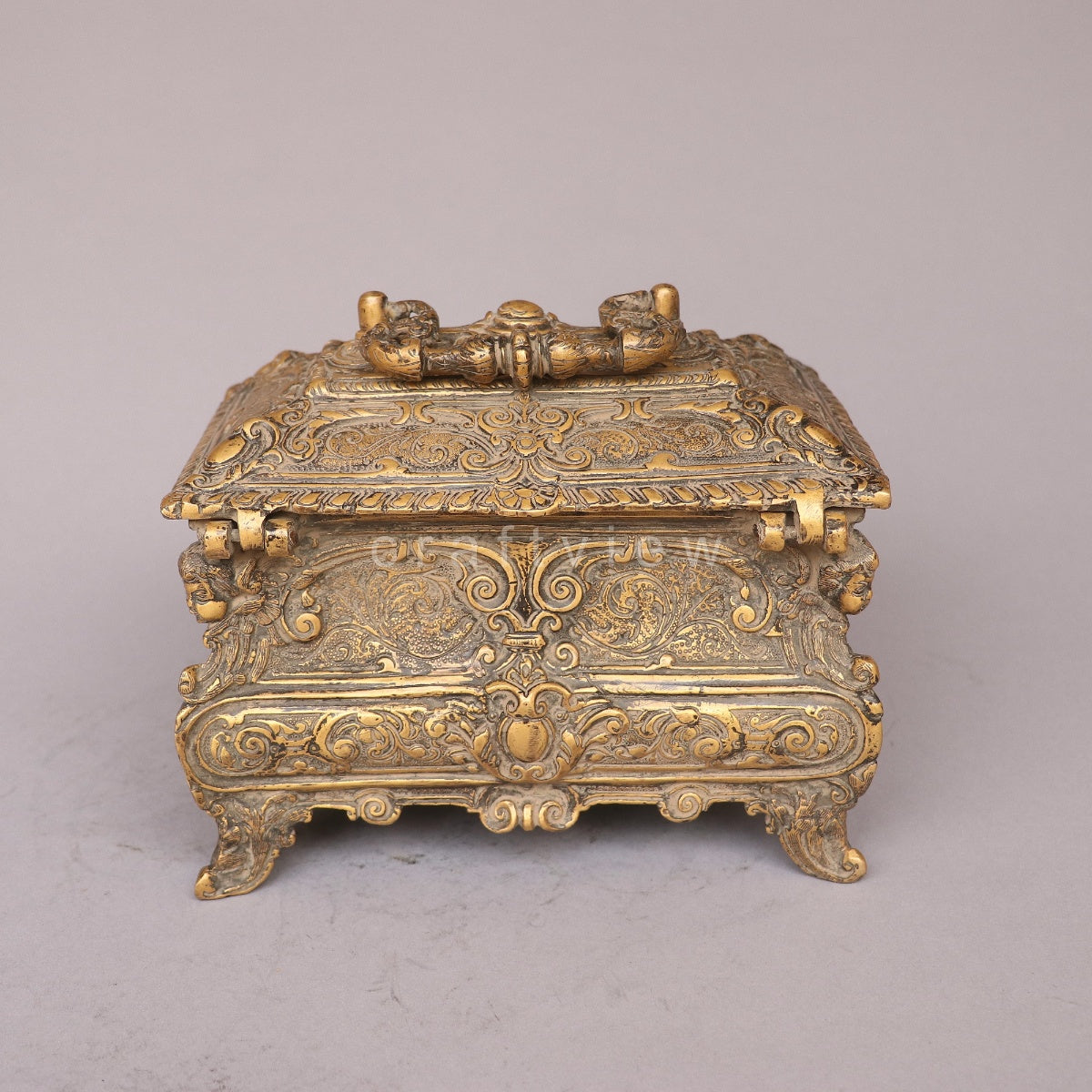 Brass Victorian Decorative Jewelry Box A Timeless Décor