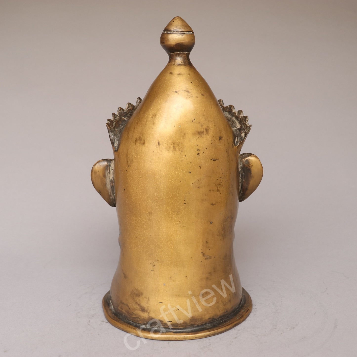 Brass Majestic Shiva Head Figurine