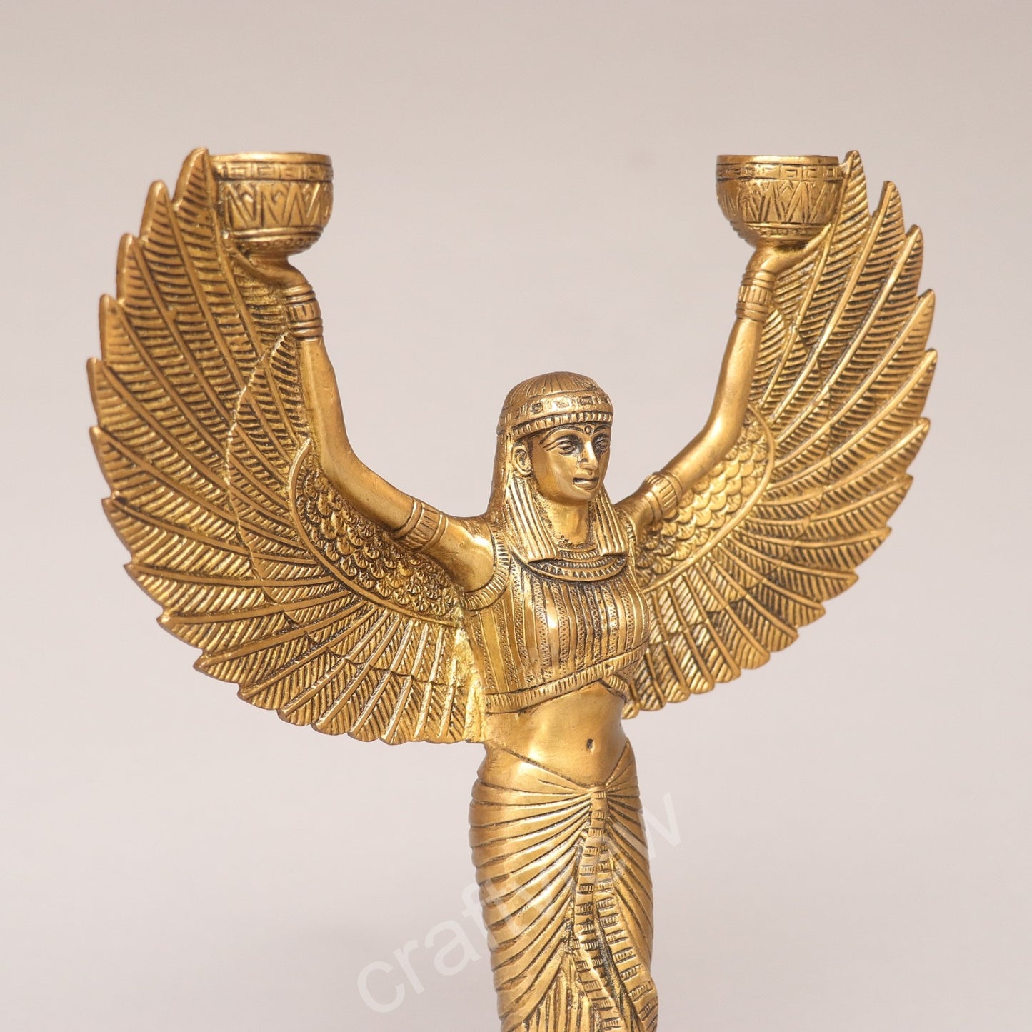 Brass Vintage Victorian Candle Stand