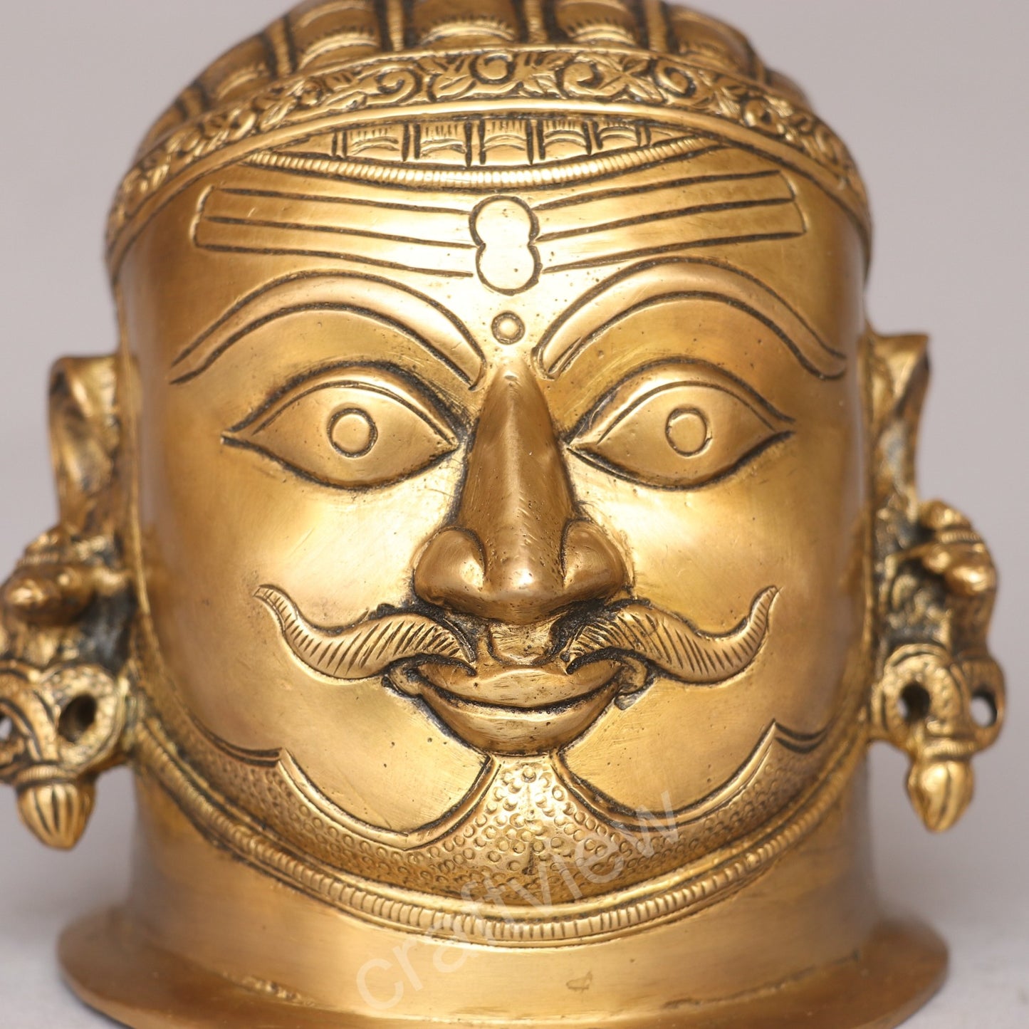 Brass Majestic Shiva Mukhalingam Head