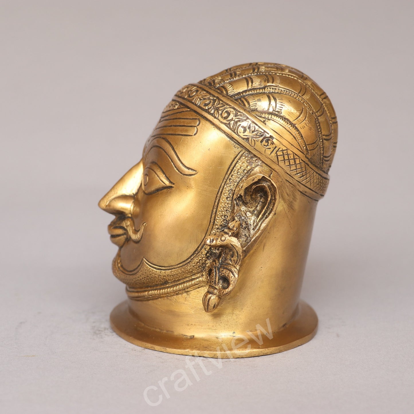 Brass Majestic Shiva Mukhalingam Head