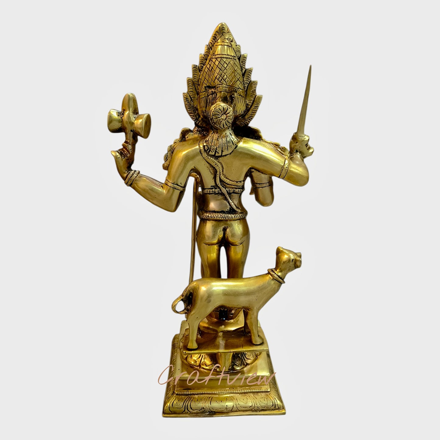 Brass Kaal Bhairava Idol