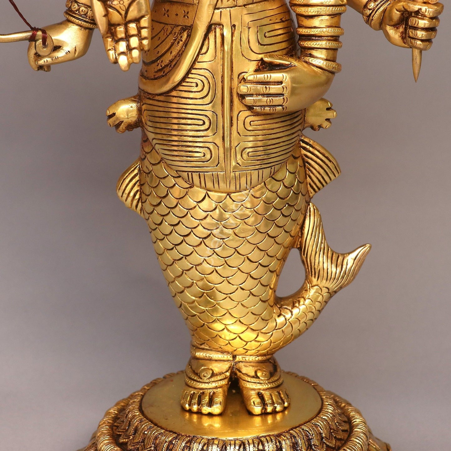 Brass Vishnu Dashavatar Idol 25"