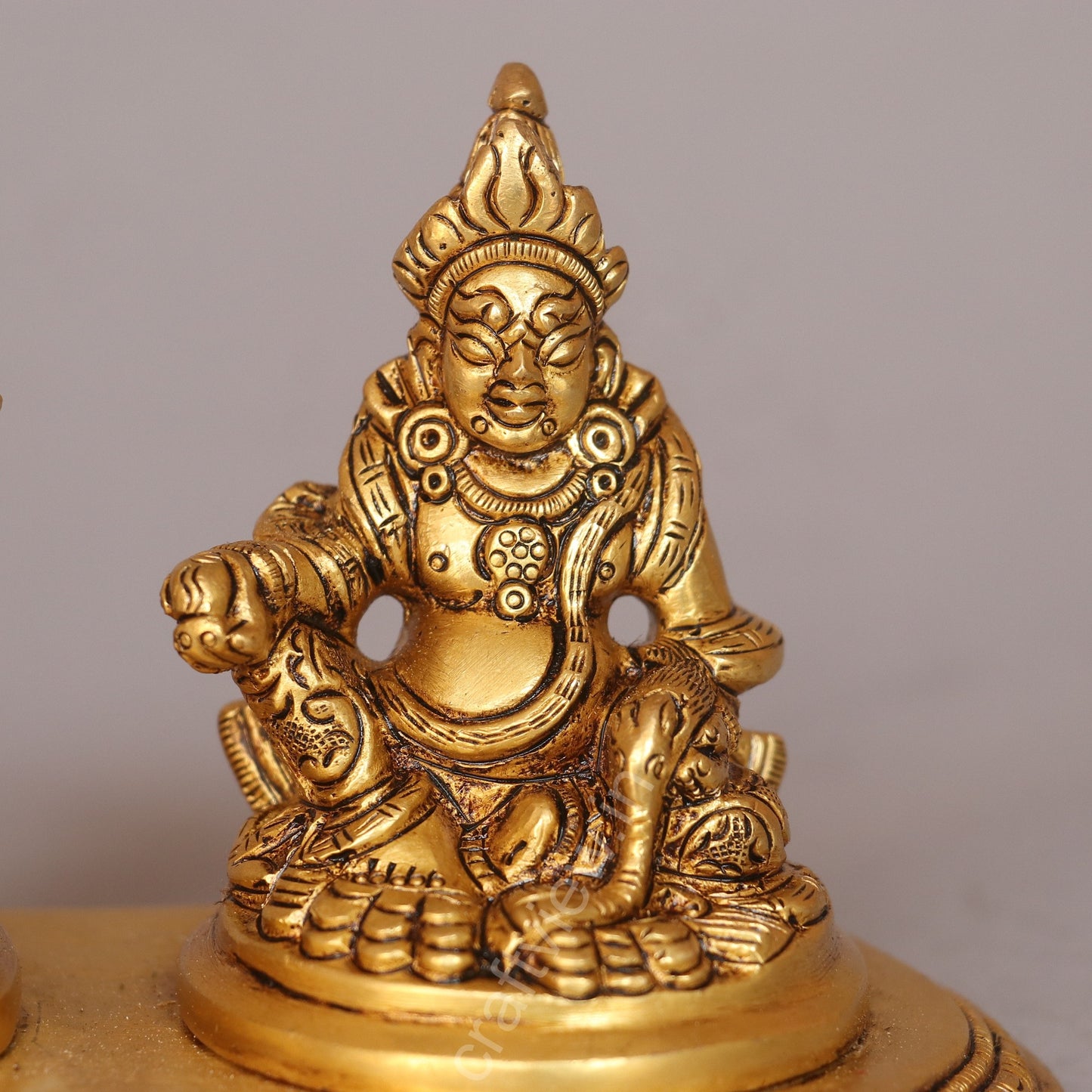 Brass Lakshmi Kuber Statue