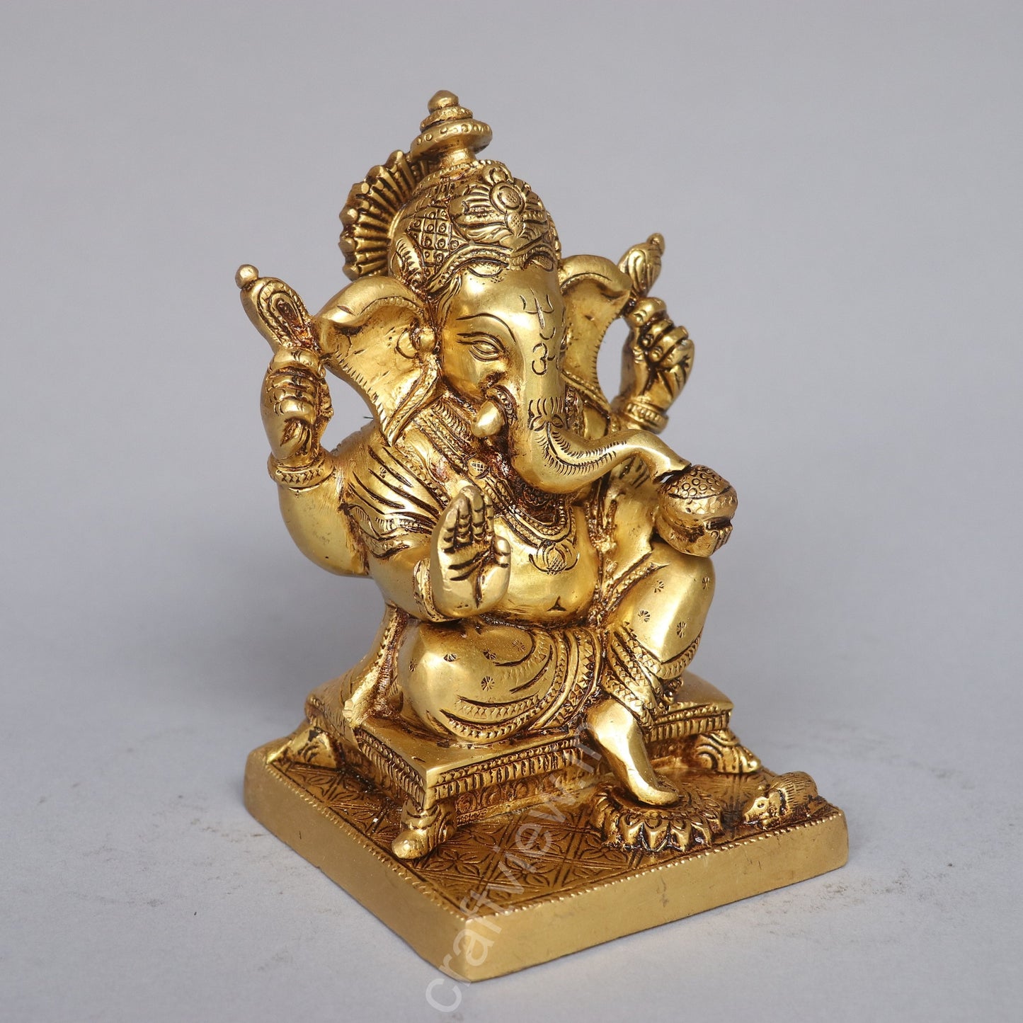 Brass Lord Ganesh Idol