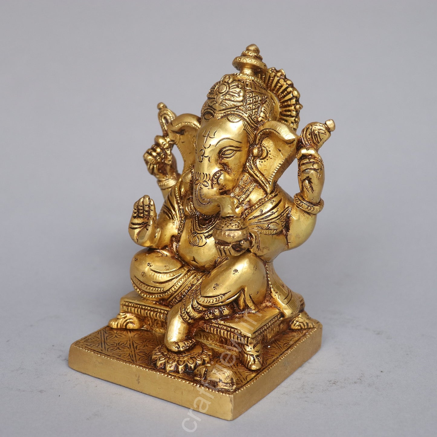 Brass Lord Ganesh Idol
