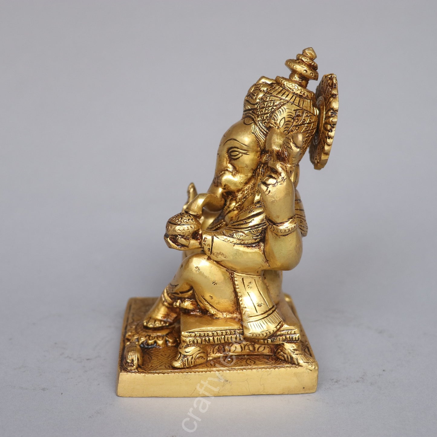 Brass Lord Ganesh Idol