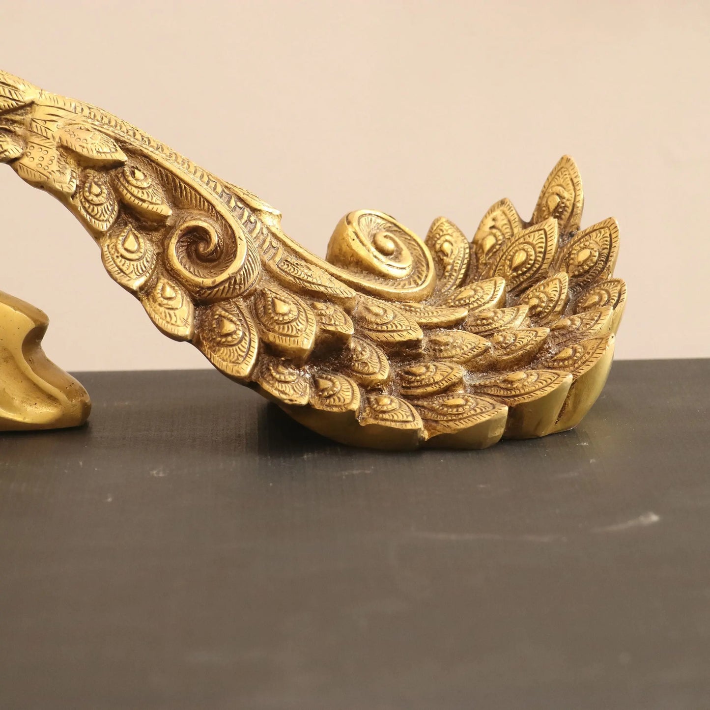 Brass Décor Peacock Figurine craftsview