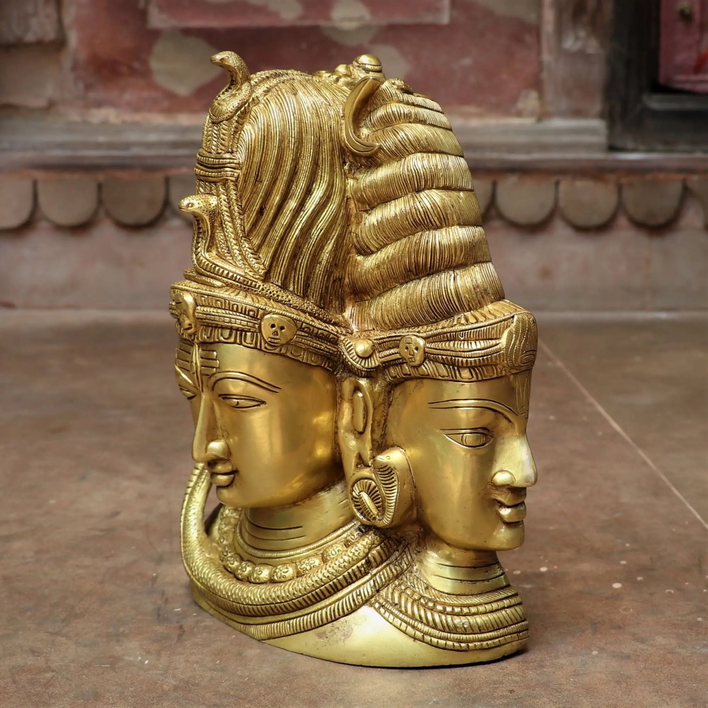 Brass Brahma Vishnu And Maheswar Idol craftsview
