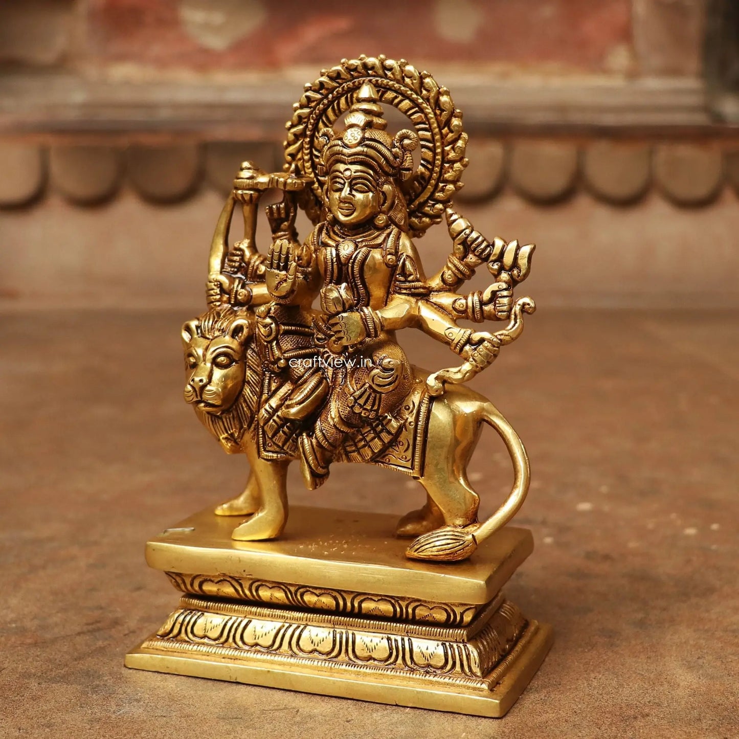 8" beautiful statue of Ma Sherawali Craftsview