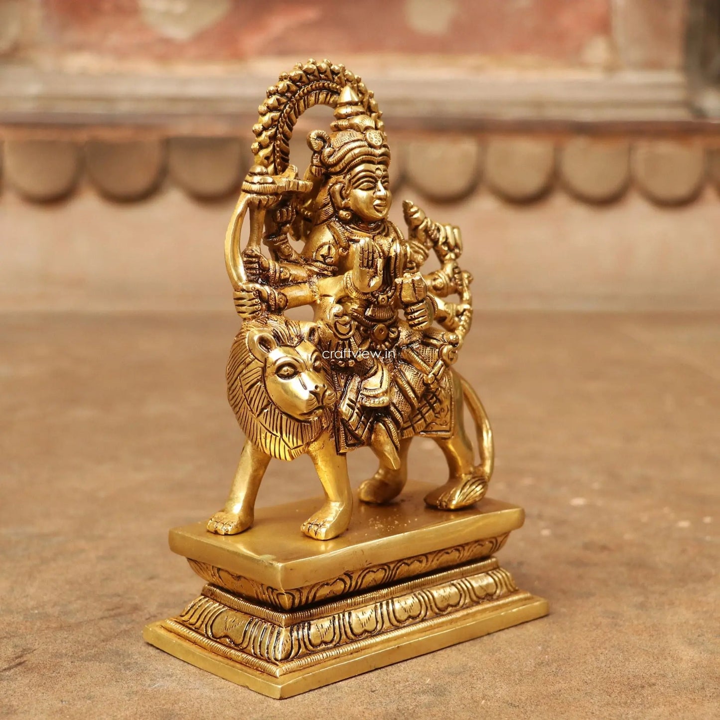8" beautiful statue of Ma Sherawali Craftsview