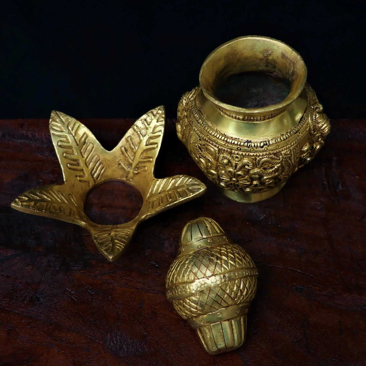 Brass Puja Kalash Figurines craftsview