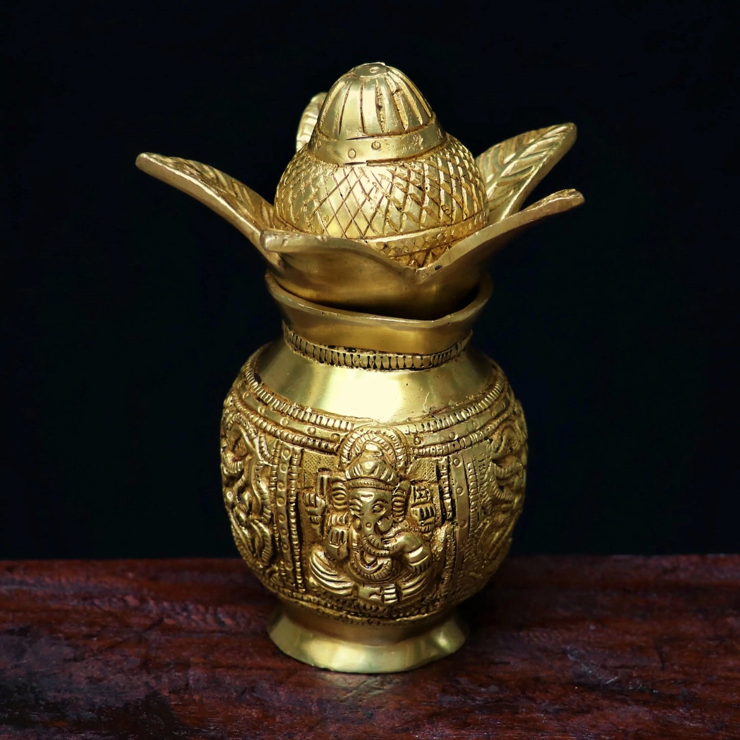 Brass Puja Kalash Figurines craftsview