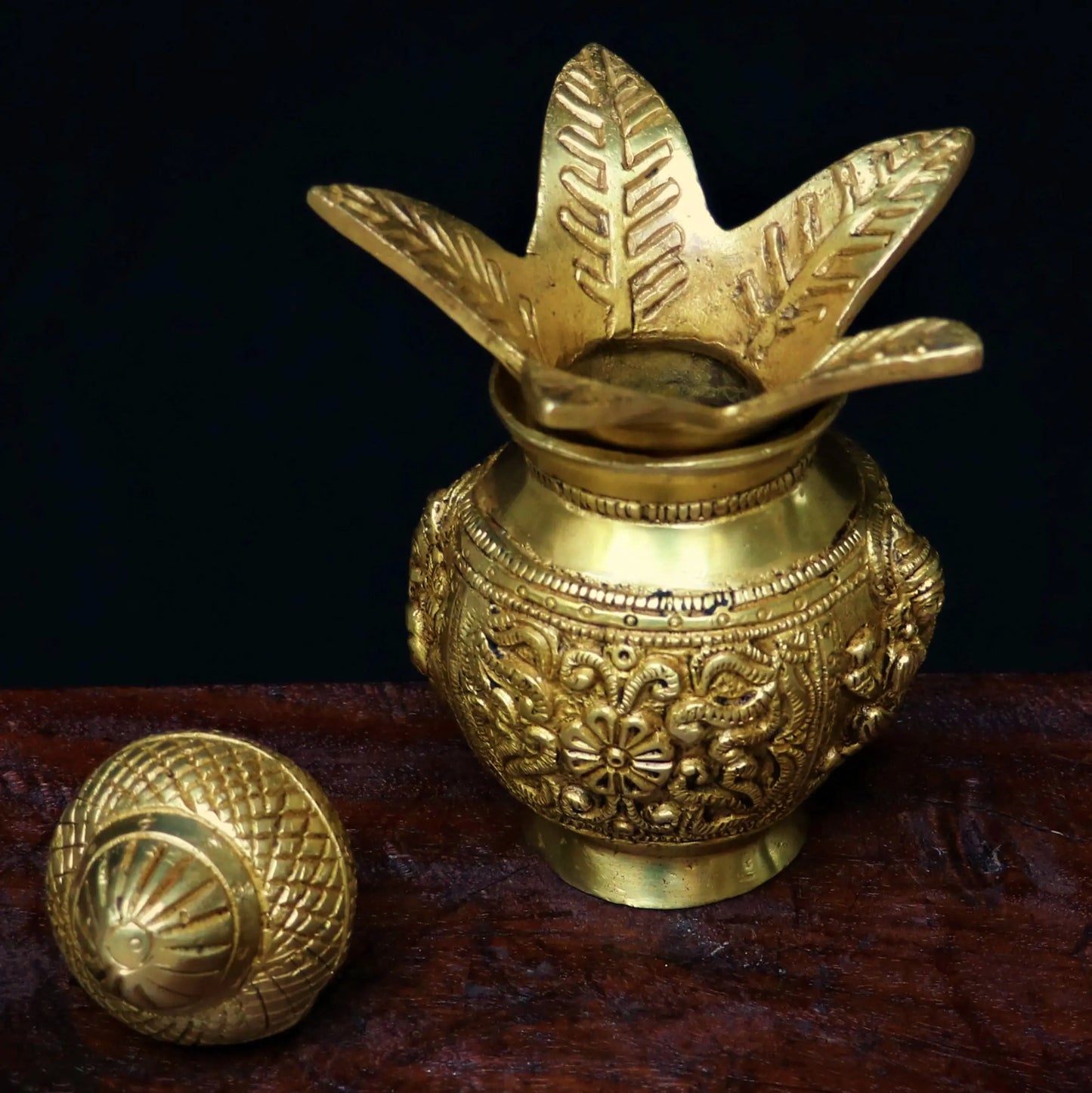 Brass Puja Kalash Figurines craftsview