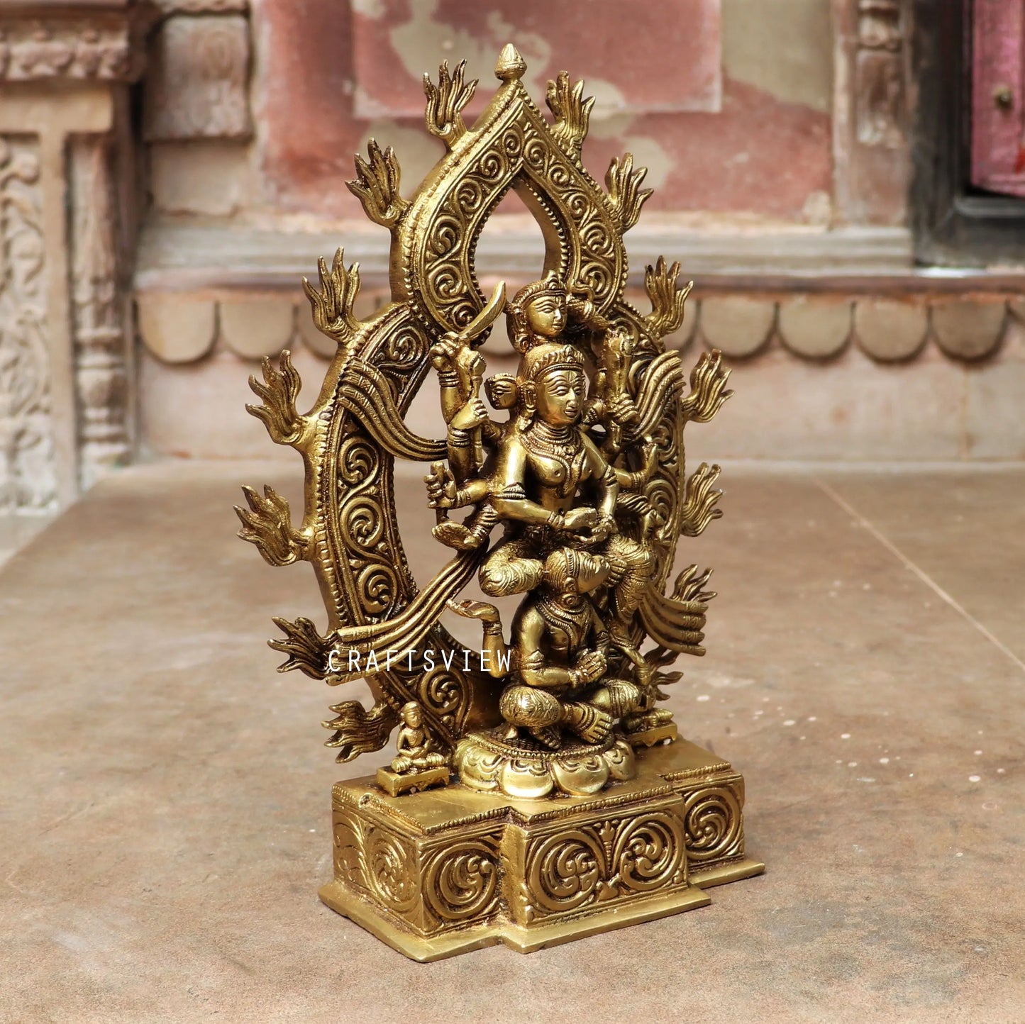 Brass Kamakhya Devi Statue Goddess Parvati, is worshipped. craftsview