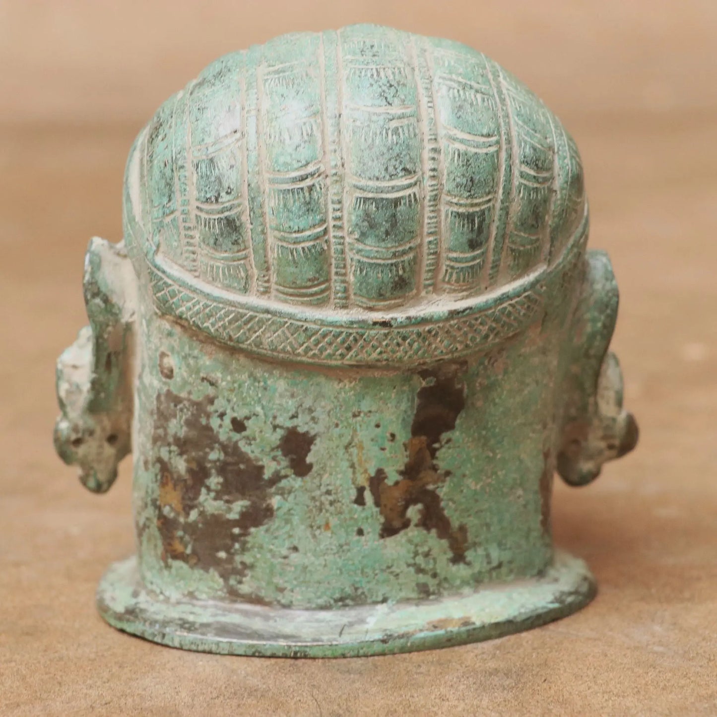 5.5" Brass Shiva Mukhlingam Table Décor Craftsview