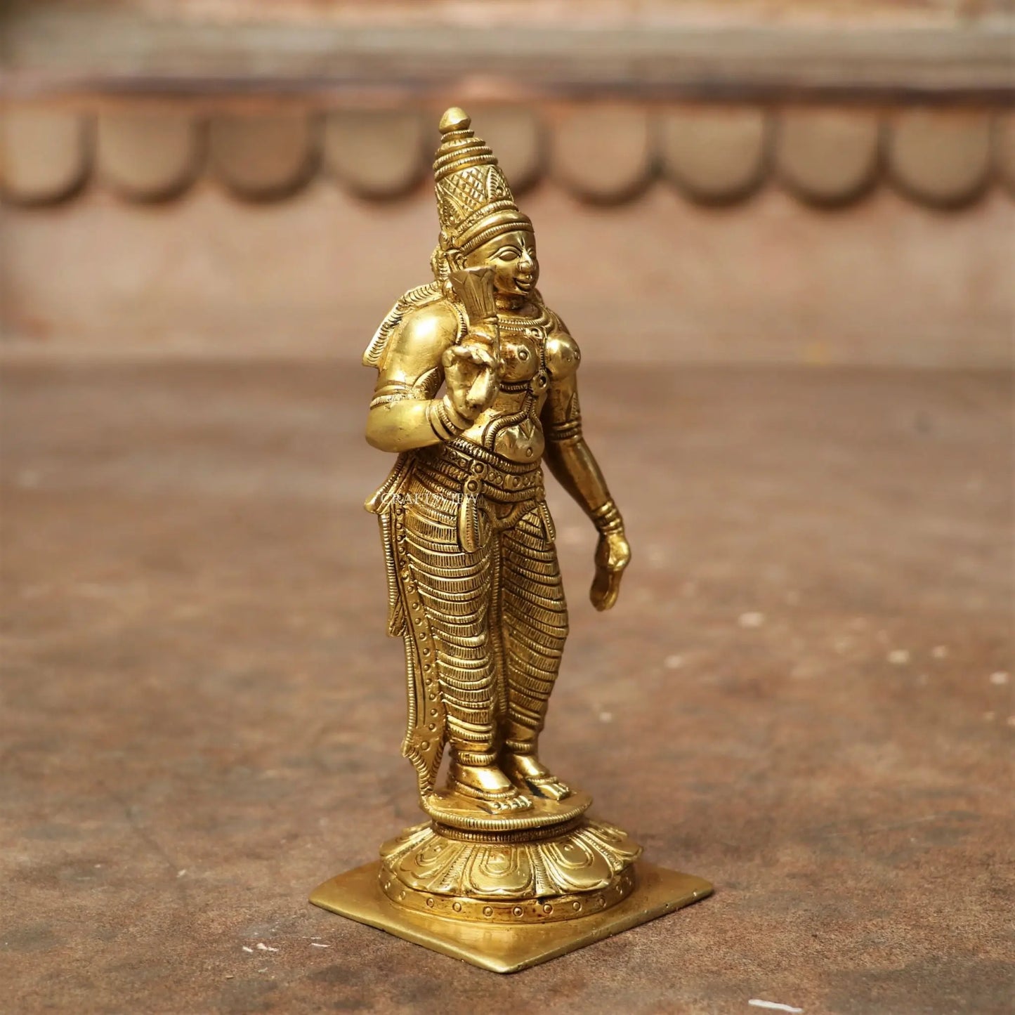 Brass Parvati Statue 5.5" craftsview