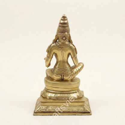 Brass Goddess Parvati Statue