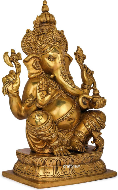 Brass Lord Ganesh statue