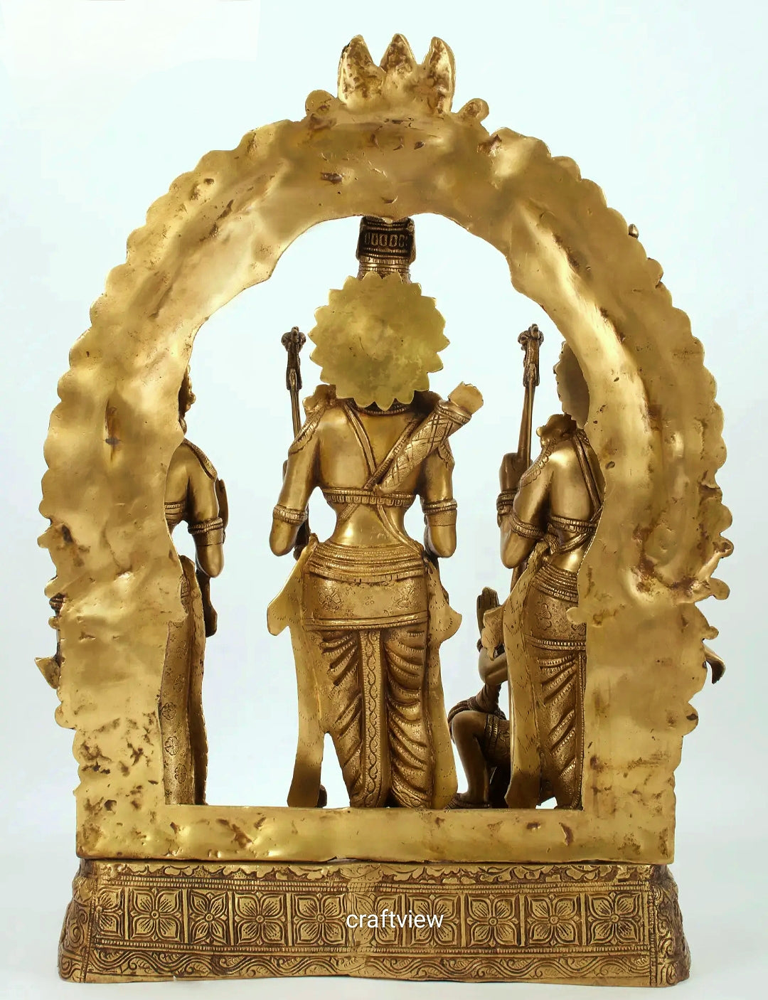 Ram darbar With Prabhavali Sculpture Ram Sita Laxman & Hanuman 25.5"