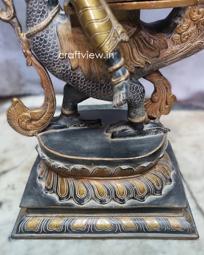 Significance of Sarasvati in Brass Art Sculpture Sitting On Peacock
