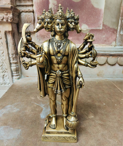 Brass Lord Hanuman Statue