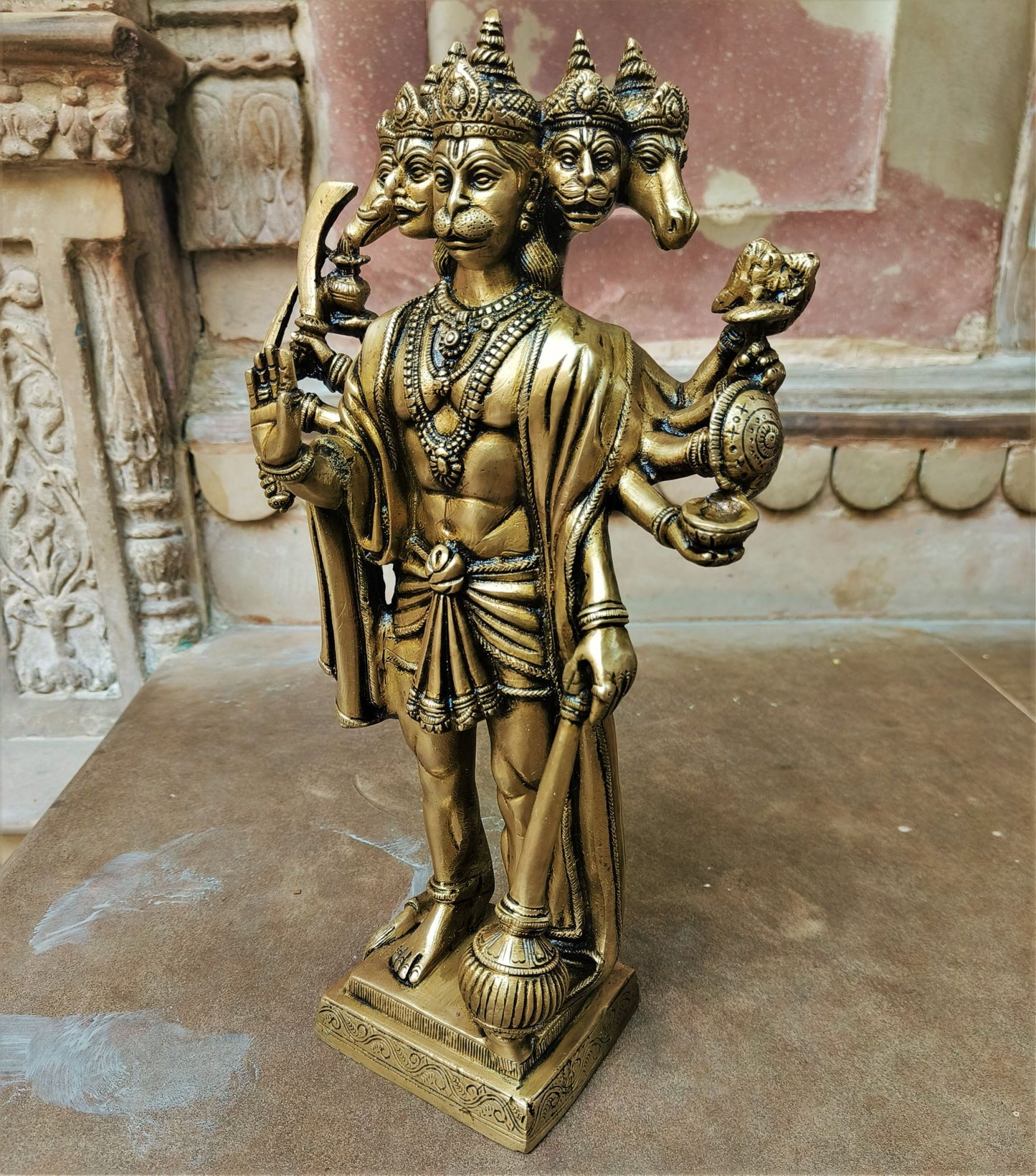 Brass Lord Hanuman Statue