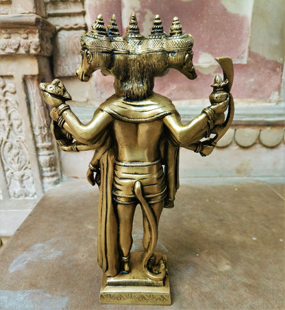 Brass Lord Hanuman Statue