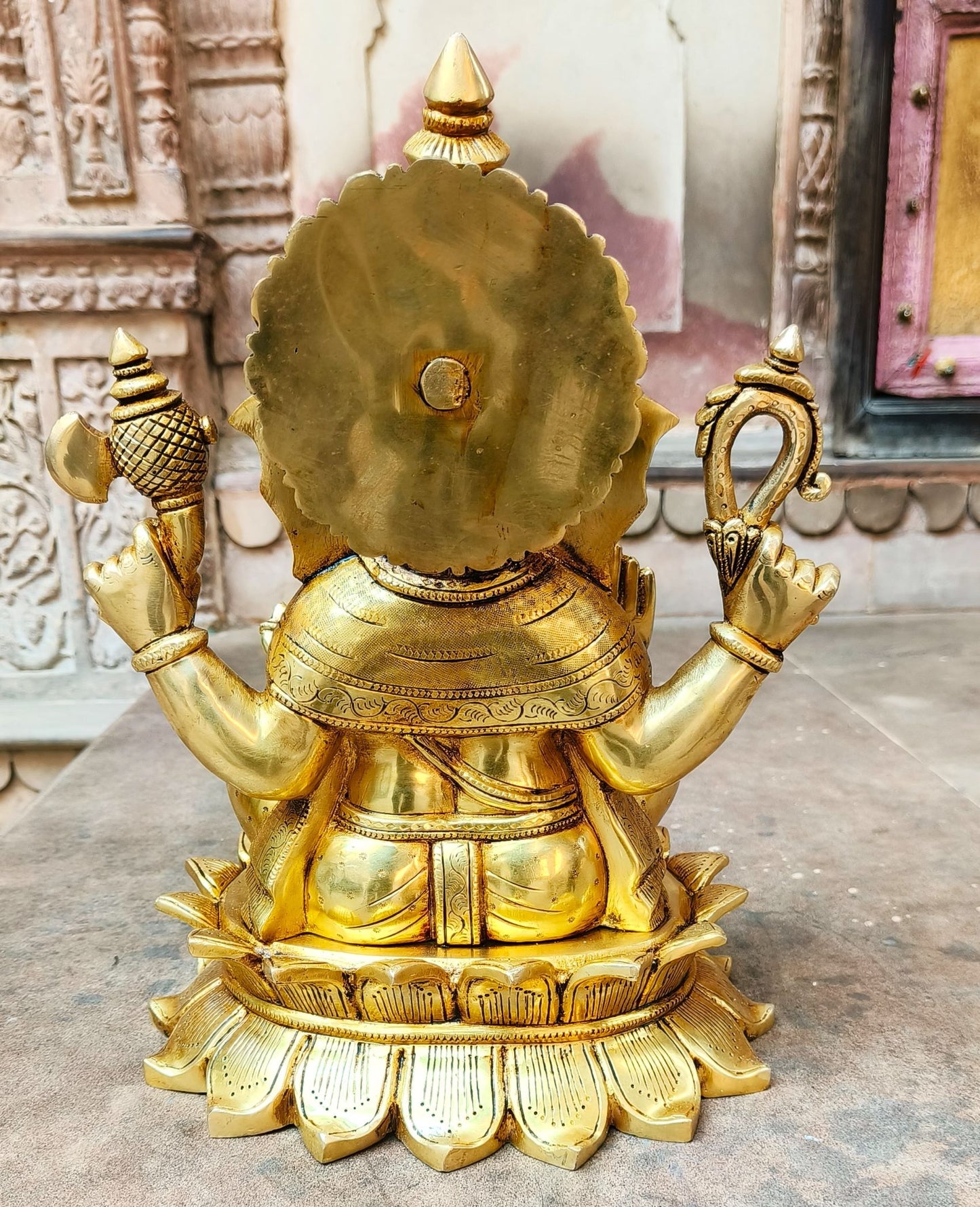 15" Brass Lord Ganesh Statue super fine