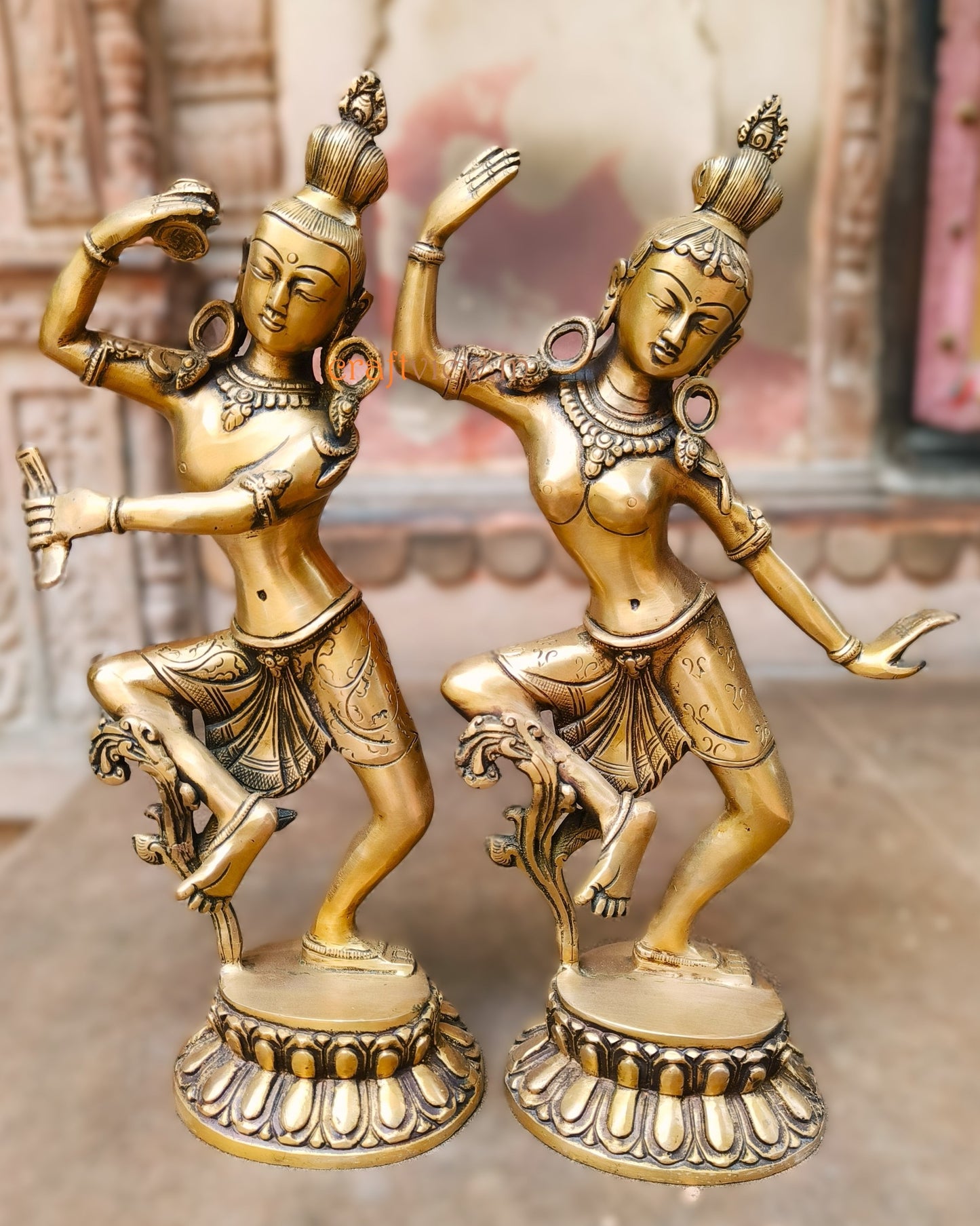 Shiva Parvati Dancing Idols (15-Inch) – Divine Grace in Motion