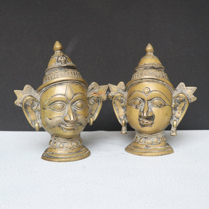 Shiva Gauri Mask Décor Figurine