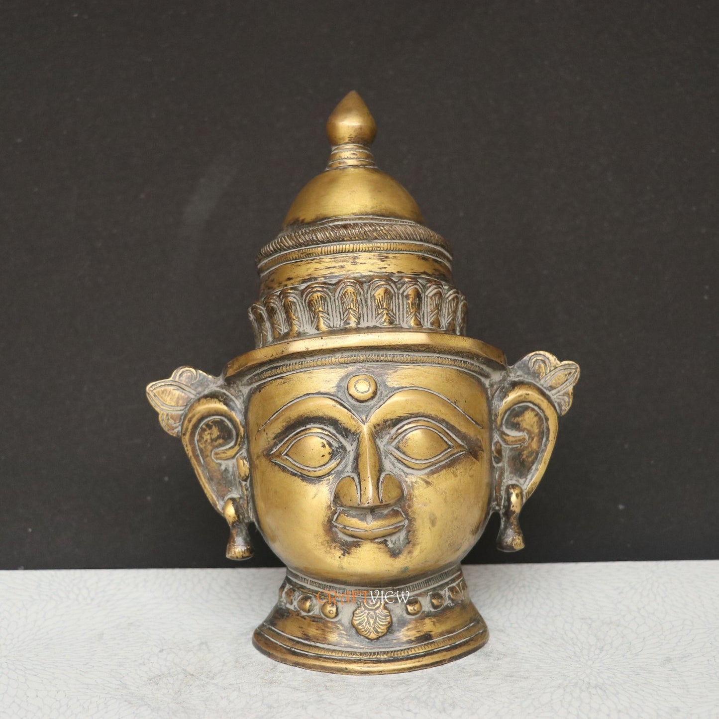 Shiva Gauri Mask Decorative Figurine