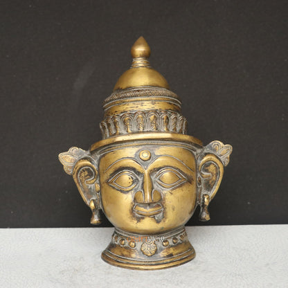 Shiva Gauri Mask Decorative Figurine